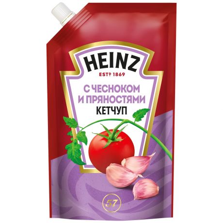 Кетчуп Heinz с чесноком и пряностями 320 г