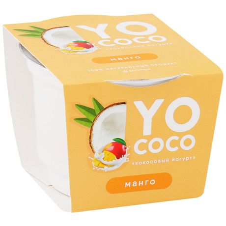 Йогурт кокосовый Город-Сад Yococo с манго 125 г