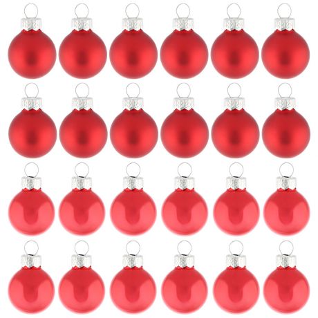 Украшение Новогоднее Magic Time подвесное Красные шарики 2.5х2.5х2.5 см