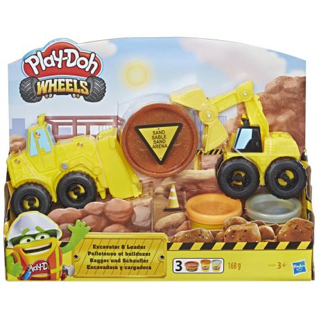 Набор игровой Play-Doh для лепки Экскаватор