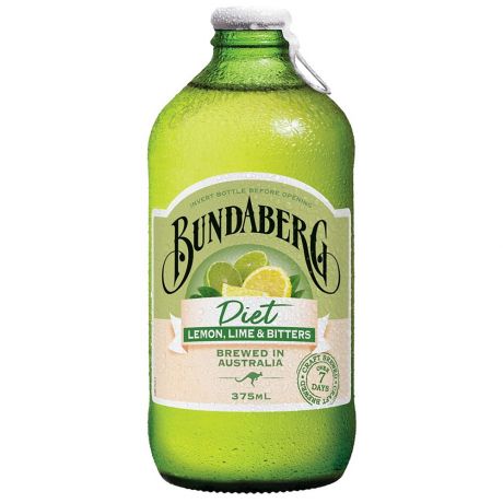 Лимонад Bundaberg Lemon Lime & Bitters Diet ферментированный низкокалорийный 0.375 л