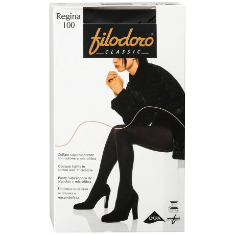 Колготки Filodoro Classic Regina Nero размер 3 100 den
