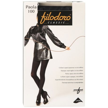 Колготки Filodoro Classic Paola Nero размер 4 100 den