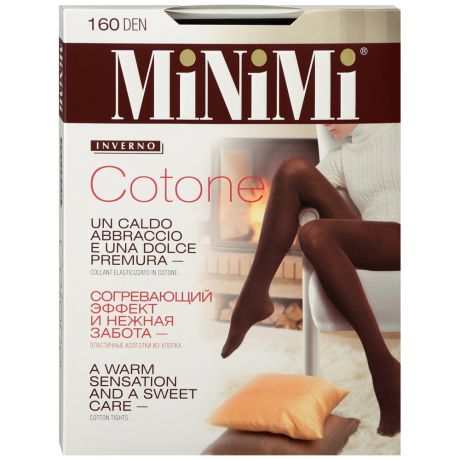 Колготки MiNiMi Cotone Nero размер 4 160 den