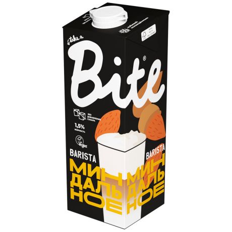 Молоко растительное Take a Bite миндальное ультрапастеризованное 1 л