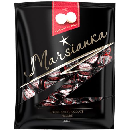 Конфеты Марсианка со вкусом Кокосовый пудинг 200 г