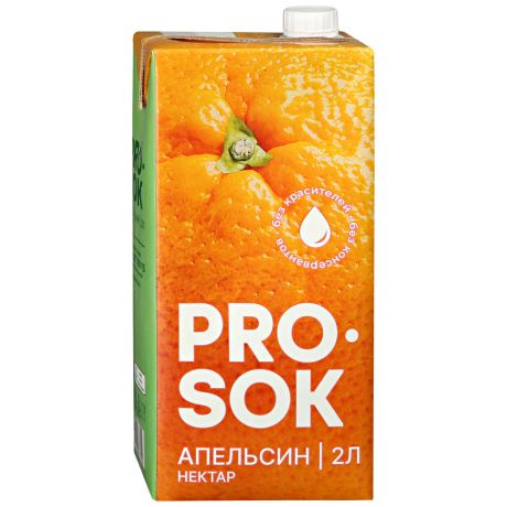 Нектар Pro Sok апельсиновый 2 л
