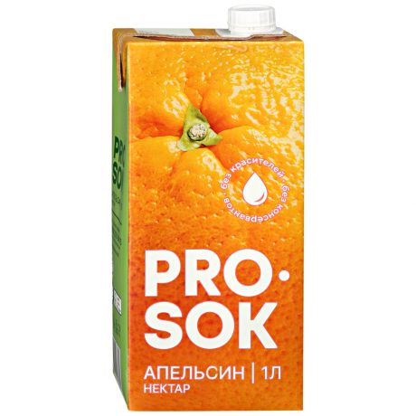 Нектар Pro Sok апельсиновый 1 л