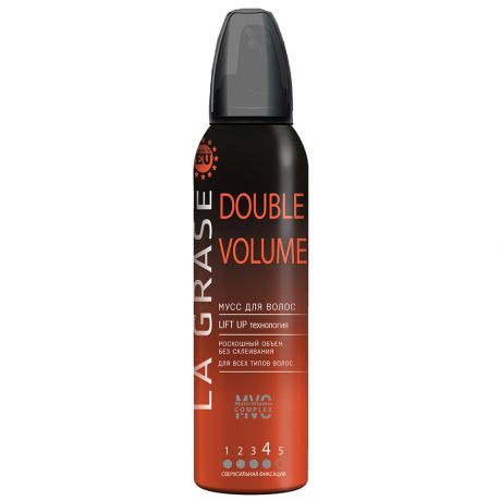 Мусс для волос La Grase Double Volume 150 мл