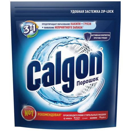 Средство Calgon 3 в 1 для смягчения воды и предотвращения образования известкового налета порошкообразное 750 г