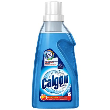 Средство Calgon 3 в 1 для смягчения воды и предотвращения образования известкового налета гель 750 мл