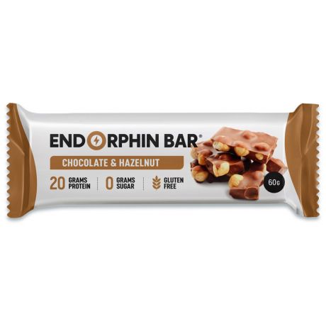 Батончик Endorphin Bar протеиновый Шоколад-фундук 60 г