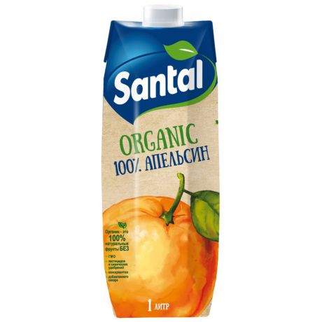 Сок Santal Organic Апельсин Prisma 1 л