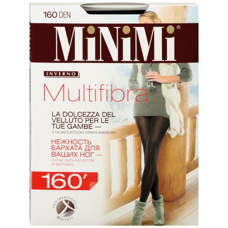 Колготки MiNiMi Multifibra Nero размер 3 160 den