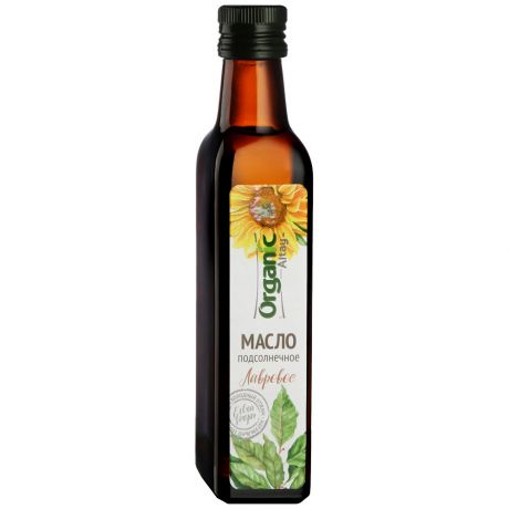 Масло Altay Organic подсолнечное Лавровое пряное 250 мл