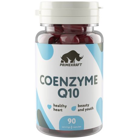 Добавка к пище Prime Kraft биологически активная Coenzyme Q10 softgel100 mg Капсулированный Коэнзим Q10 100 мг