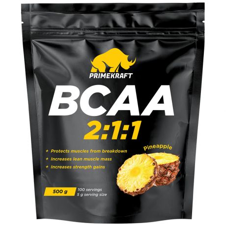 Комплекс Prime Kraft аминокислотный BCAA 2:1:1 со вкусом Ананас 500 г