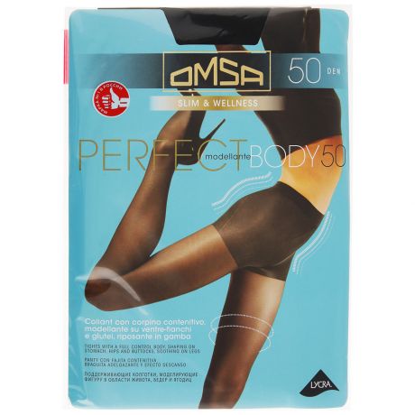 Колготки Omsa Perfect Body Nero размер 2 50 den