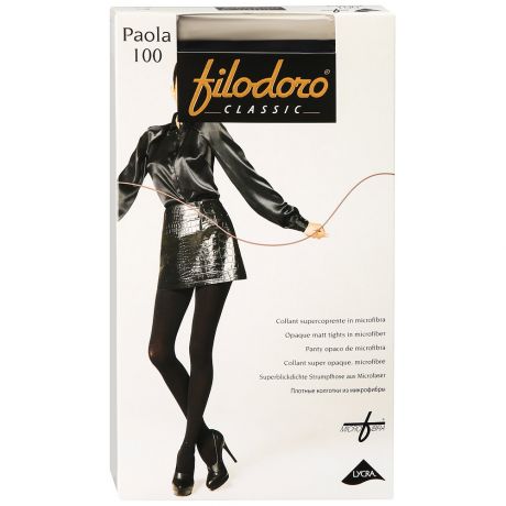 Колготки Filodoro Classic Paola Nero размер 3 100 den