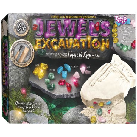 Набор Danko Toys Jewerly Excavation для проведения раскопок Горный хрусталь