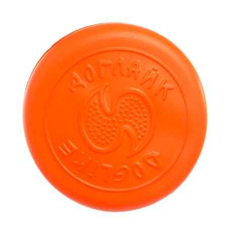Игрушка Doglike Летающая тарелка средняя для собак всех пород оранжевая 250 мм