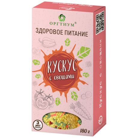 Кускус Оргтиум с овощами 180 г