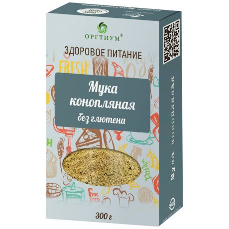 Мука Оргтиум конопляная 300 г