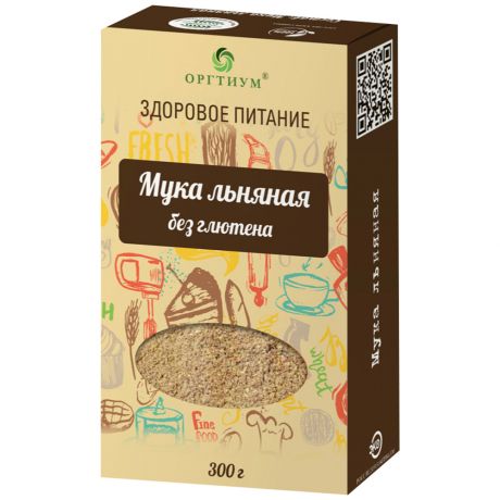 Мука Оргтиум льняная 300 г