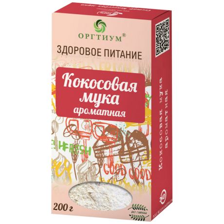 Мука Оргтиум кокосовая 200 г