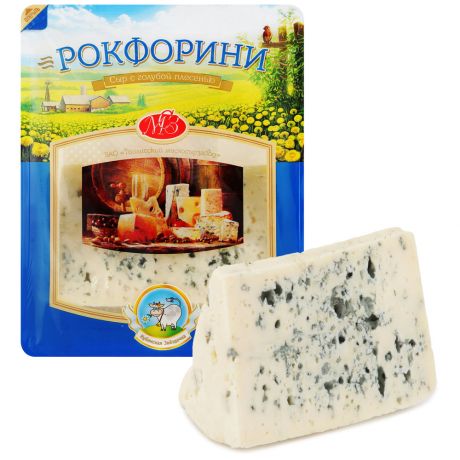 Сыр мягкий Кубанская звездочка Горгонзола с голубой плесенью Рокфорини 50% 250 г