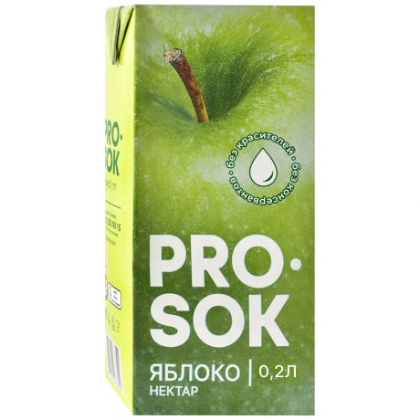 Нектар Pro Sok яблочный 0.2 л