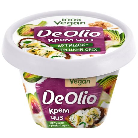 Крем на раститительной основе De Olio артишок грецкий орех 20% 200 г