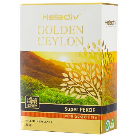 Чай Heladiv Super Pekoe черный крупнолистовой 250 г