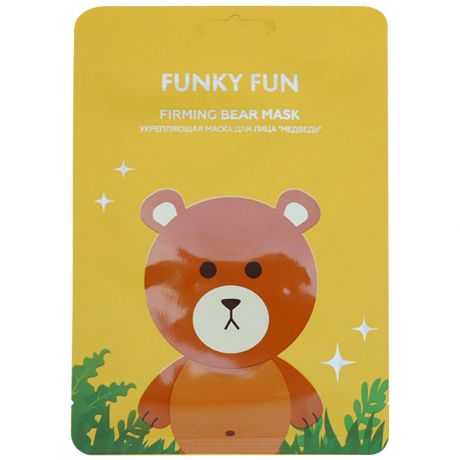 Маска для лица Funky Fun Укрепляющая Медведь