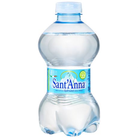 Вода минеральная столовая Sant'Anna природная питьевая источник Ребруант негазированная 0.25 л
