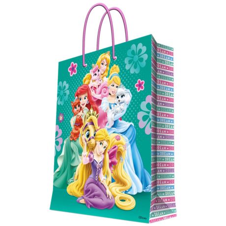 Бумажный пакет Magic Pack Принцессы и питомцы 40.6х48.9х19 см