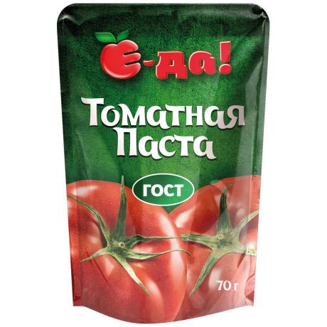 Паста Е-ДА томатная 25% 70 г