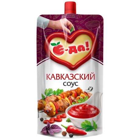 Соус Е-ДА томатный Кавказский 230 г