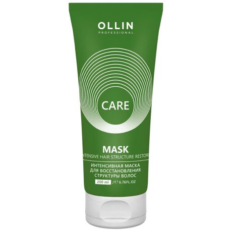 Маска для волос Ollin Professional Care Restore Intensive Mask Интенсивная восстановление структуры 200 мл