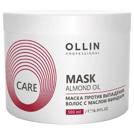 Маска для волос Ollin Professional Care Almond Oil Mask с маслом миндаля против выпадения 500 мл