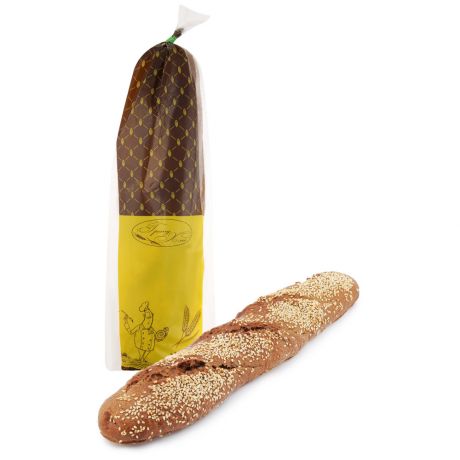 Багет Гранд Хлеб Французский традиционный с солодом и кунжутом 300 г