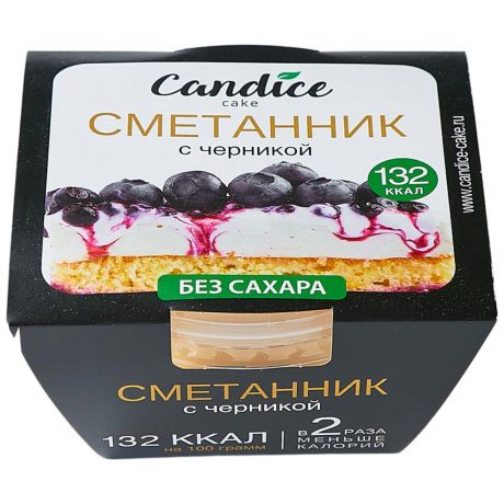 Десерт Candice Сметанник с черникой 100 г