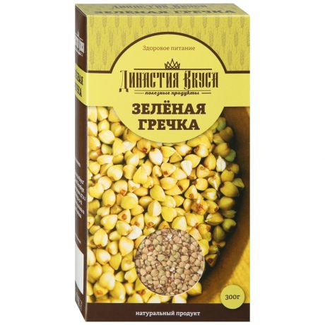 Гречка Династия Вкуса зеленая 300 г