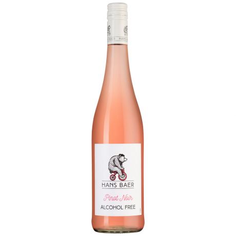 Вино Hans Baer Pinot Noir розовое безалкогольное 0.5% 0.75 л
