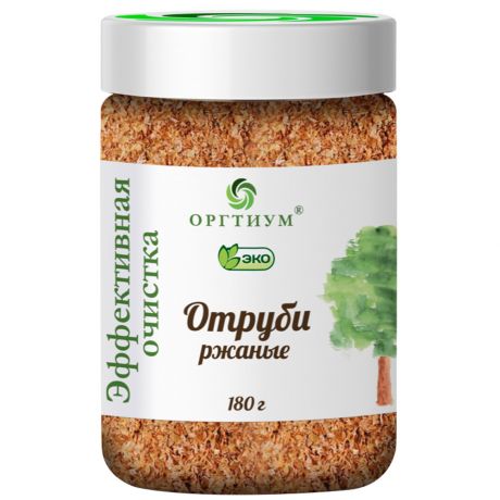 Отруби ржаные Оргтиум 180 г