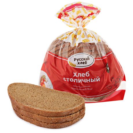 Хлеб Русский хлеб Столичный 780 г в нарезке