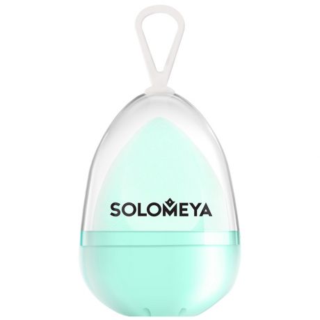 Вельветовый косметический спонж Solomeya для макияжа Тиффани 1 штука