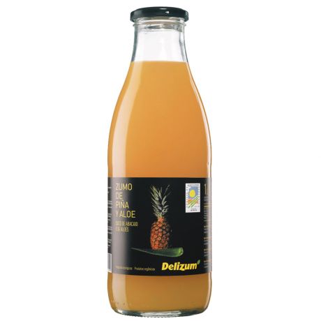 Сок Delizum Био Pineapple & Aloe Juice ананаса и алоэ 1 л