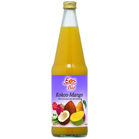 Напиток Eos Bio сокосодержащий с кокосом и манго 0.7 л