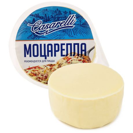 Сыр Casarelli Моцарелла 45% цилиндр 400 г